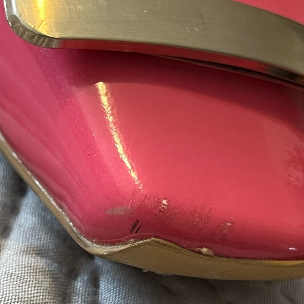 Roger Vivier Pink Patent Buckle Leather Shoes Size 38 / US 7.5 - Picture 12 of 13